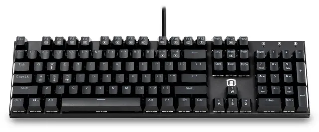 plugable-full-size-104-key-mechanical-keyboard-with-blue-style-switches image 1