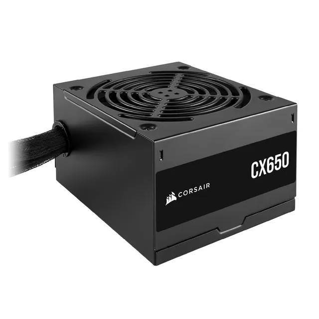 corsair-cx650-80-plus-bronze-non-modular-low-noise-atx-650w-power-supply-black image 1
