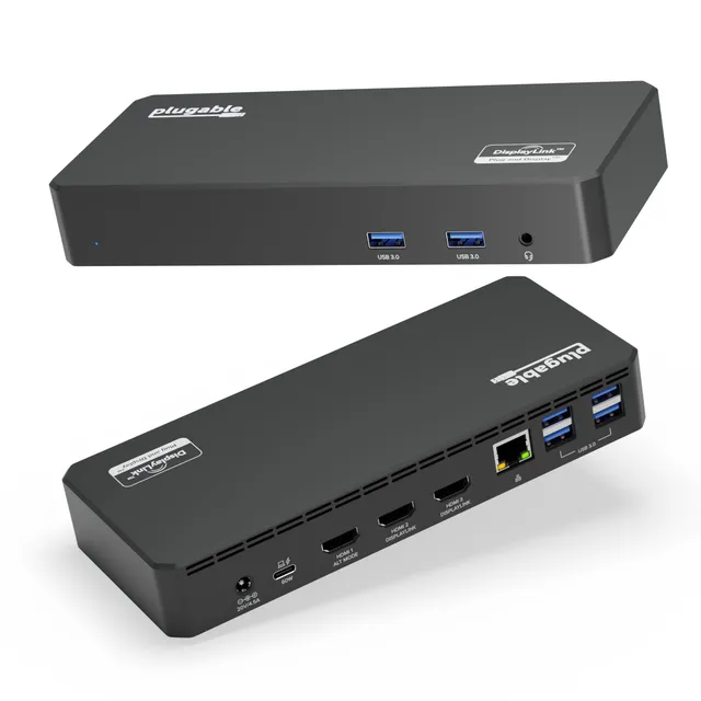 plugable-ud-3900pdz-usb-c-triple-monitor-docking-station-with-60w-charging image 1
