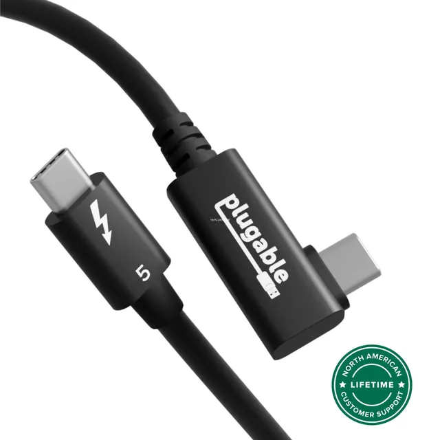 plugable-thunderbolt-5-240w-cable-with-right-angle-connector-80cm-2-6ft-tbt5-240 image 1