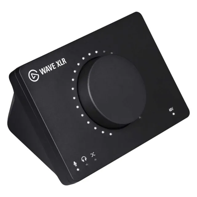 elgato-wave-xlr-audio-mixer-and-preamp-xlr-to-usb-c-75db-gain-48v-phantom-power- image 1