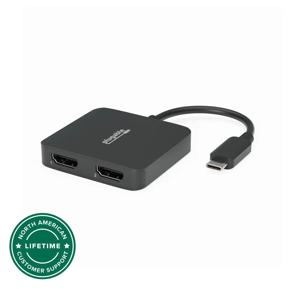 plugable-usb-c-dual-4k-hdmi-mst-display-adapter image 1
