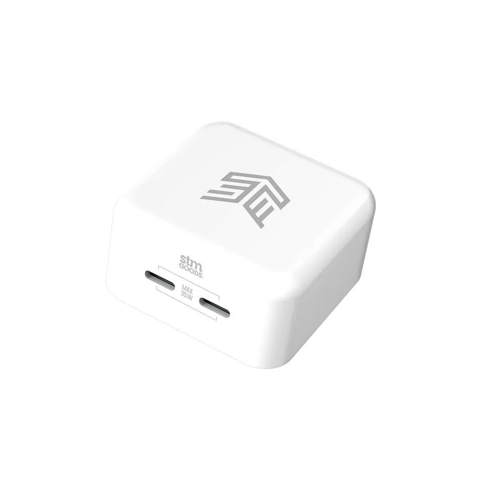 stm-goods-35w-dual-port-usb-c-gan-power-adapter image 1