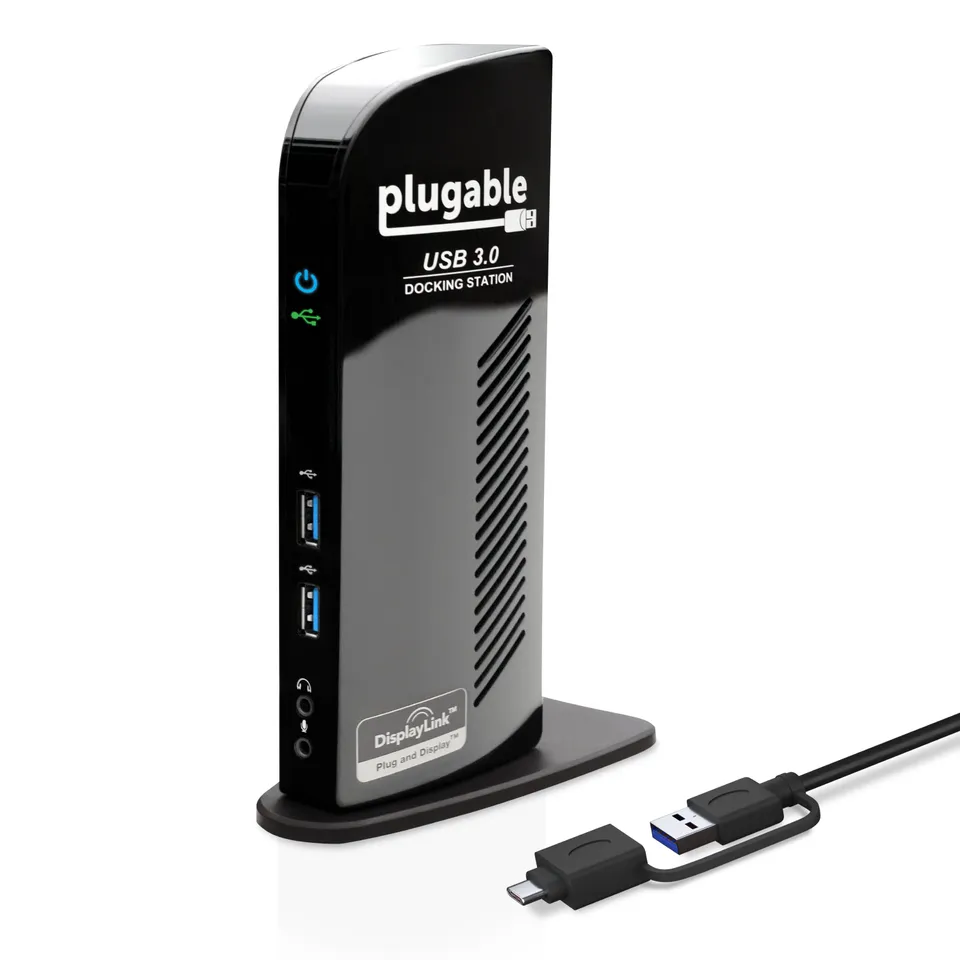 plugable-ud-3900-universal-dual-monitor-docking-station-taa-compliant image 1