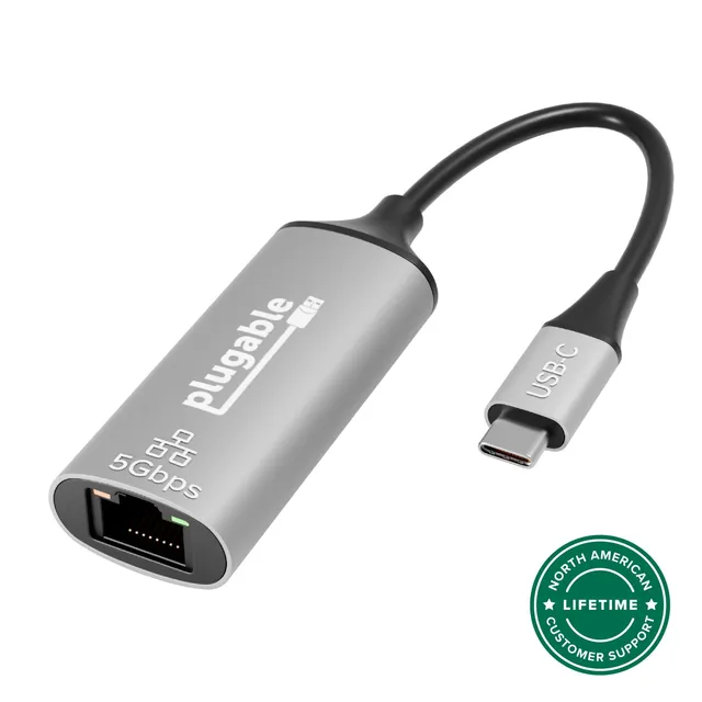 plugable-usb-c-to-5gbe-ethernet-adapter-usbc-e5000 image 1