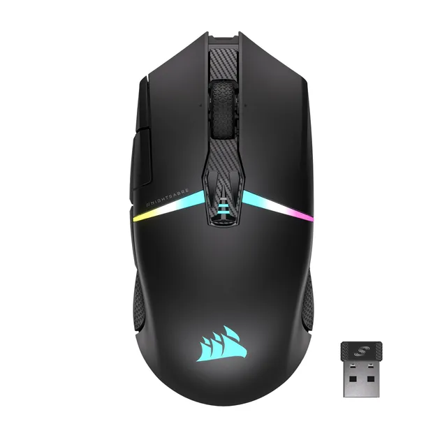 corsair-nightsabre-rgb-wireless-gaming-mouse-26-000-dpi-11-buttons-100hr-battery image 1