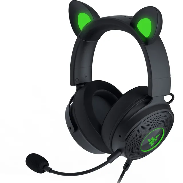 razer-kraken-kitty-v2-pro-wired-rgb-headset-interchangeable-kitty-bear-bunny-ear image 1
