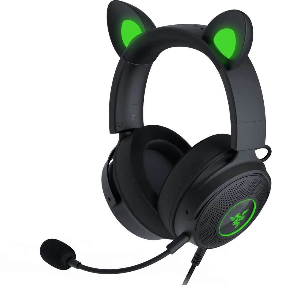 razer-kraken-kitty-v2-pro-wired-rgb-headset-interchangeable-kitty-bear-bunny-ear image 1