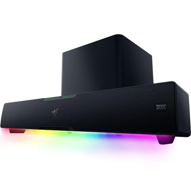 razer-leviathan-v2-pro-multi-driver-pc-gaming-soundbar-with-subwoofer image 1