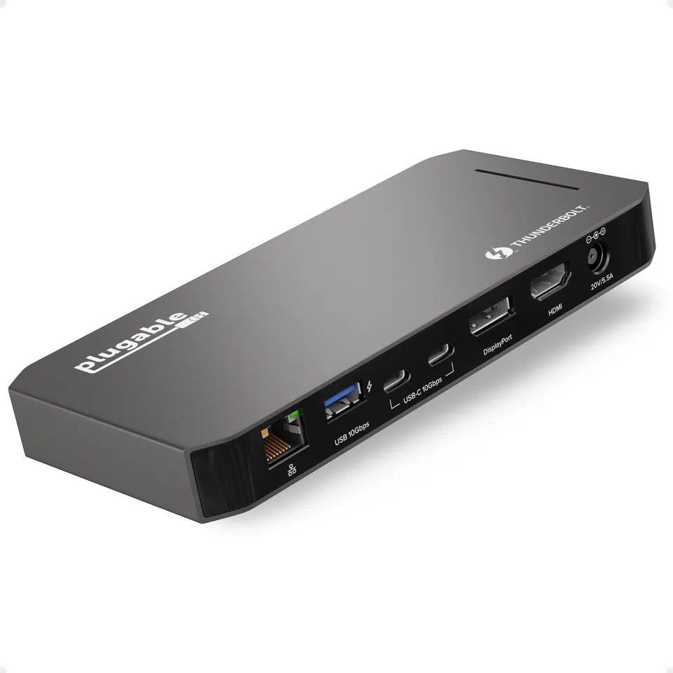 plugable-thunderbolt-3-docking-station-tbt3-udc3-with-dual-hdmi-displayport-and- image 1