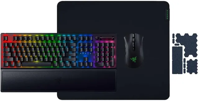razer-heroic-bundle-v2-blackwidow-v3-keyboard-deathadder-v2-pro-mouse-gigantus-v image 1