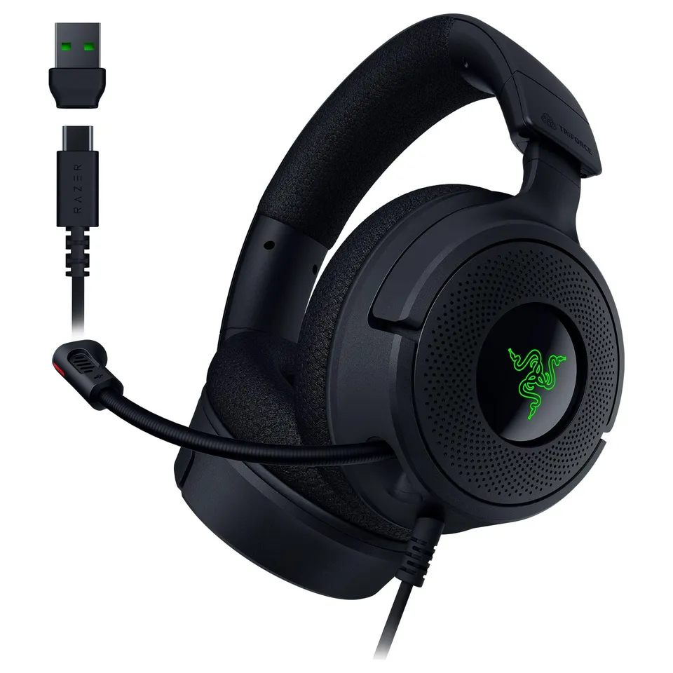 razer-kraken-v4-x-wired-gaming-headset-triforce-40mm-drivers-cardioid-mic-7-1-su image 1