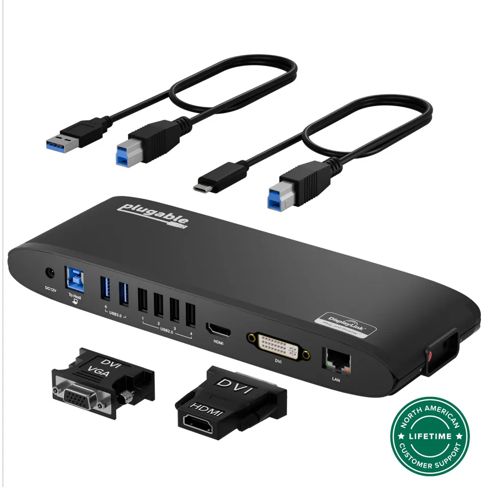 plugable-universal-dual-hdmi-monitor-docking-station-ud-3900h image 1