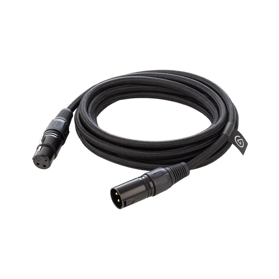 elgato-xlr-cable-10ft-shielded-male-to-female-microphone-cable-with-gold-plated- image 1