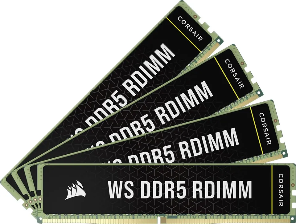 corsair-ws-ddr5-ecc-rdimm-128gb-4x32gb-5600mhz-cl40-intel-xmp-3-0-server-memory- image 1