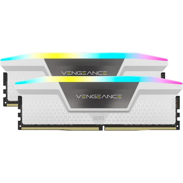 corsair-vengeance-rgb-ddr5-ram-64gb-2x32gb-6000mhz-cl30-white-intel-xmp-3-0-icue image 1