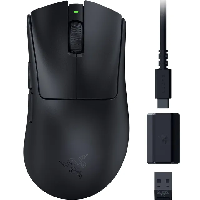 razer-deathadder-v3-hyperspeed-wireless-gaming-mouse-55g-ultra-light image 1