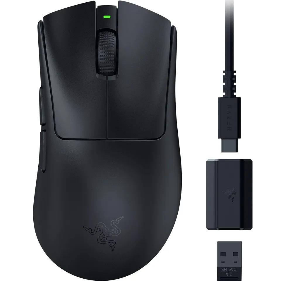 razer-deathadder-v3-hyperspeed-wireless-gaming-mouse-55g-ultra-light image 1