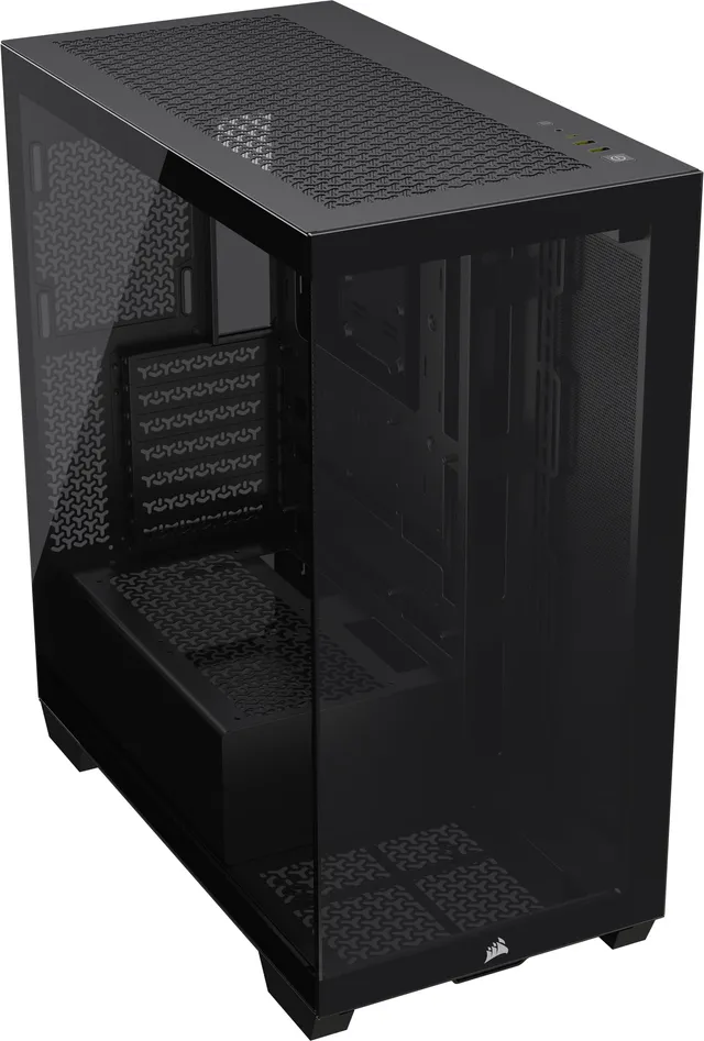 corsair-3500x-mid-tower-atx-pc-case-with-panoramic-tempered-glass-reverse-connec image 1