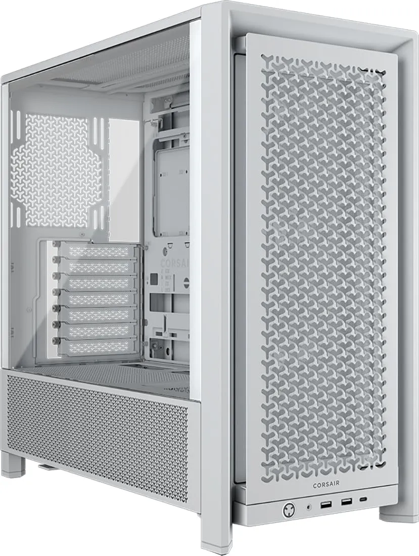 corsair-4000d-rs-frame-modular-high-airflow-mid-tower-pc-case-3x-rs-fans-infinir image 1
