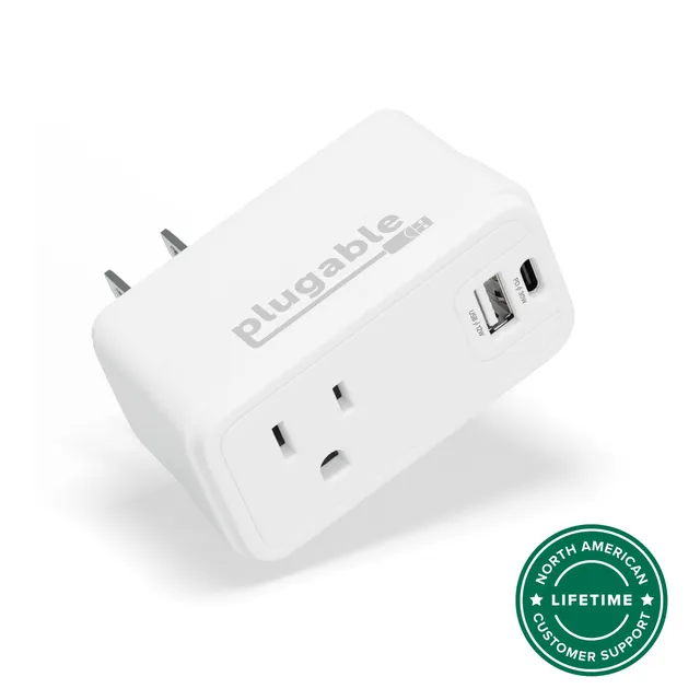 plugable-outlet-extender-with-usb-c-and-usb-a-charger-32w image 1
