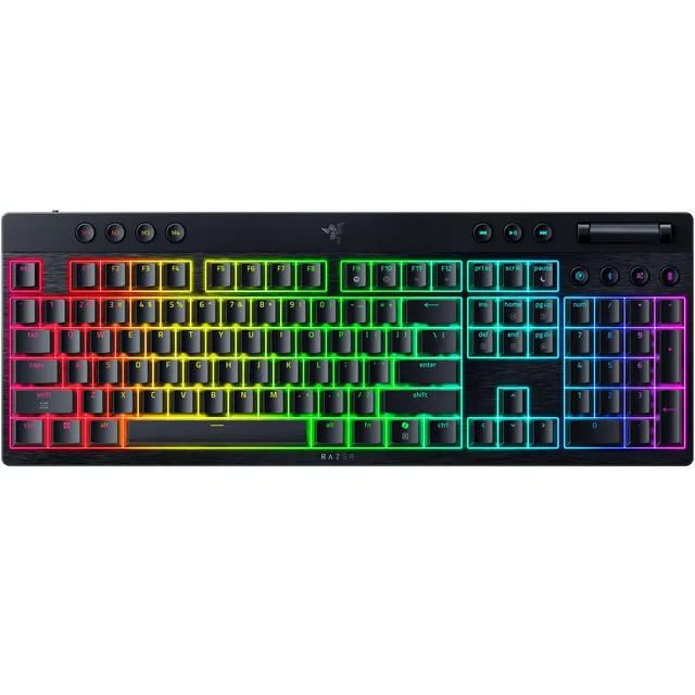 razer-blackwidow-v4-low-profile-hyperspeed-wireless-gaming-keyboard-green-switch image 1
