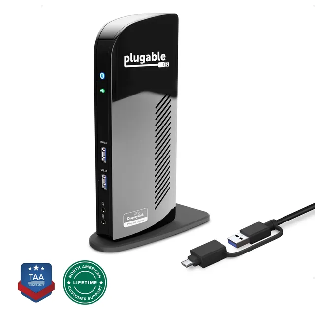 plugable-ud-3900c-usb-3-0-and-usb-c-docking-station-with-dual-hdmi-and-displayli image 1