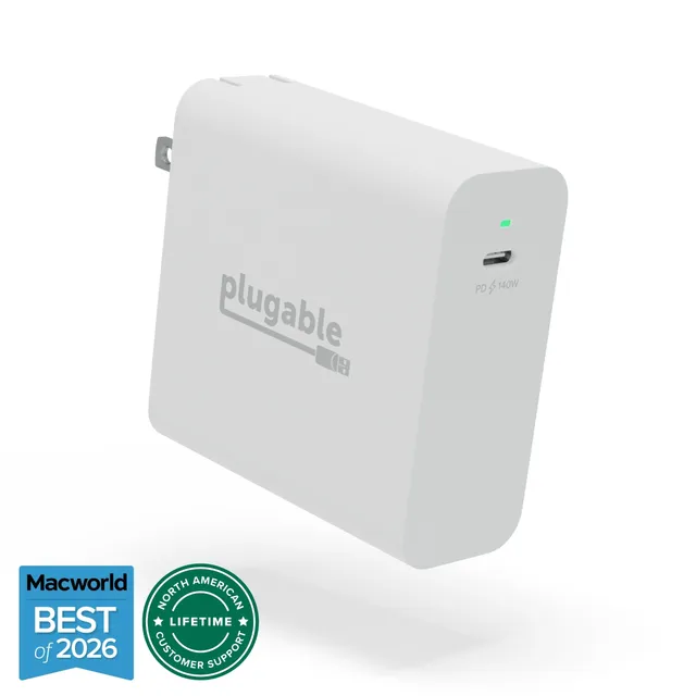 plugable-140w-usb-c-gan-power-adapter-ps-epr-140wc1-pd-3-1 image 1