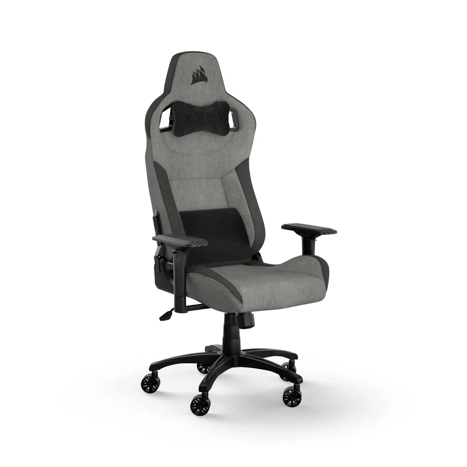 corsair-t3-rush-fabric-gaming-chair-2023-gray-charcoal image 1