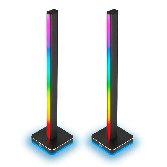 corsair-icue-lt100-smart-lighting-tower-starter-kit-ambient-rgb-with-headset-hol image 1