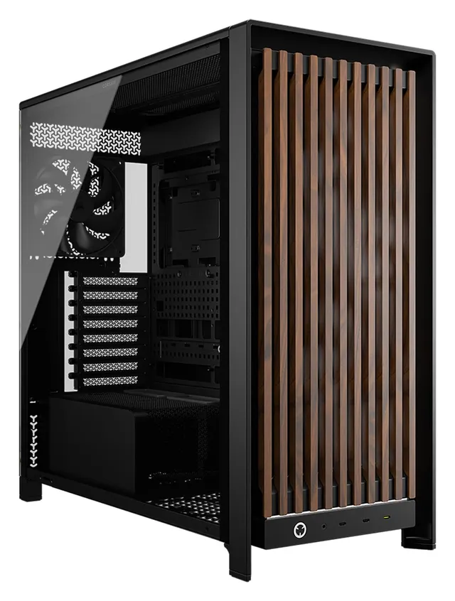 corsair-frame-5000d-wood-rs-mid-tower-atx-pc-case-solid-wood-airflow-panel-3-fan image 1