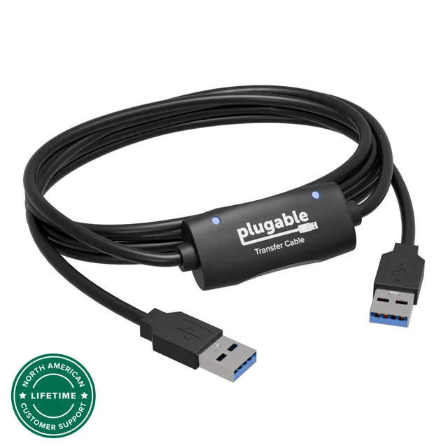 plugable-usb-3-0-superspeed-transfer-cable-pc-to-pc-for-windows image 1