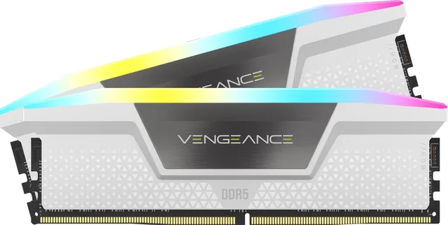 corsair-vengeance-rgb-ddr5-ram-32gb-2x16gb-6400mhz-cl36-amd-expo-intel-xmp-white image 1