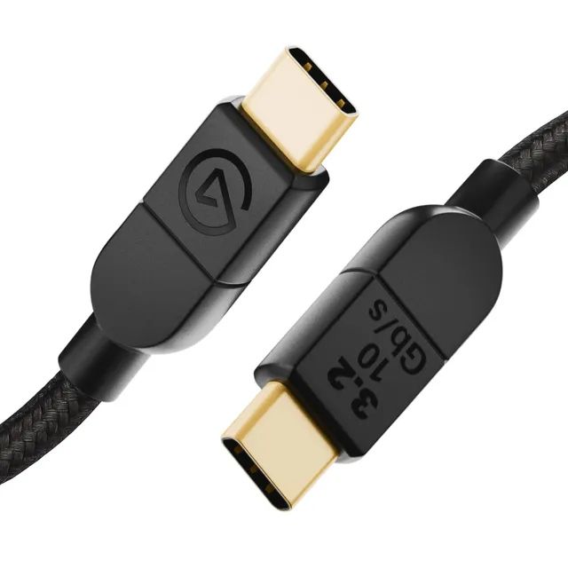 elgato-usb-c-3-2-c-to-c-cable-1-5m-10-gb-s-3a-power-delivery-gold-plated-connect image 1