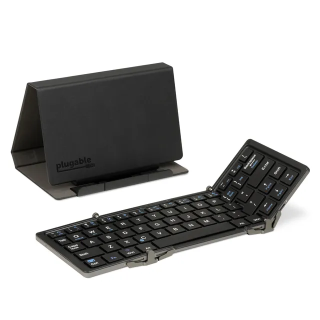 plugable-compact-bluetooth-folding-keyboard-and-case-with-stand image 1