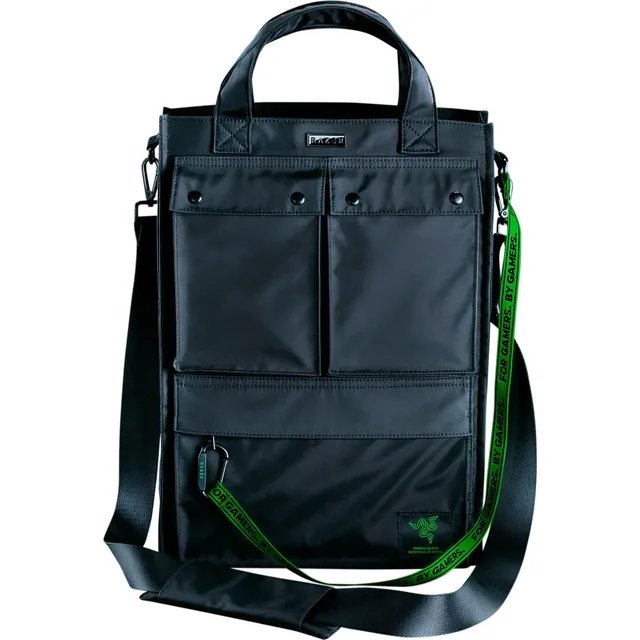 razer-xanthus-tote-bag-16-padded-laptop-compartment-water-repellent-nylon-detach image 1