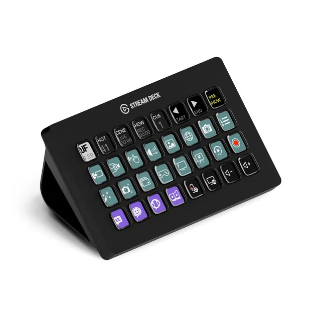 elgato-stream-deck-xl-advanced-studio-controller-with-32-customizable-lcd-keys image 1