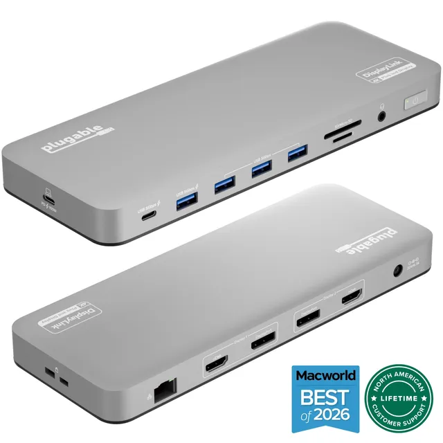 plugable-ud-6950pdh-usb-c-docking-station-for-mac-dual-4k-monitors-100w-laptop-c image 1