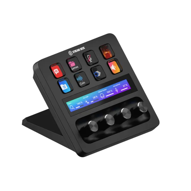 elgato-stream-deck-audio-mixer-and-studio-controller-with-lcd-keys-dials-and-tou image 1