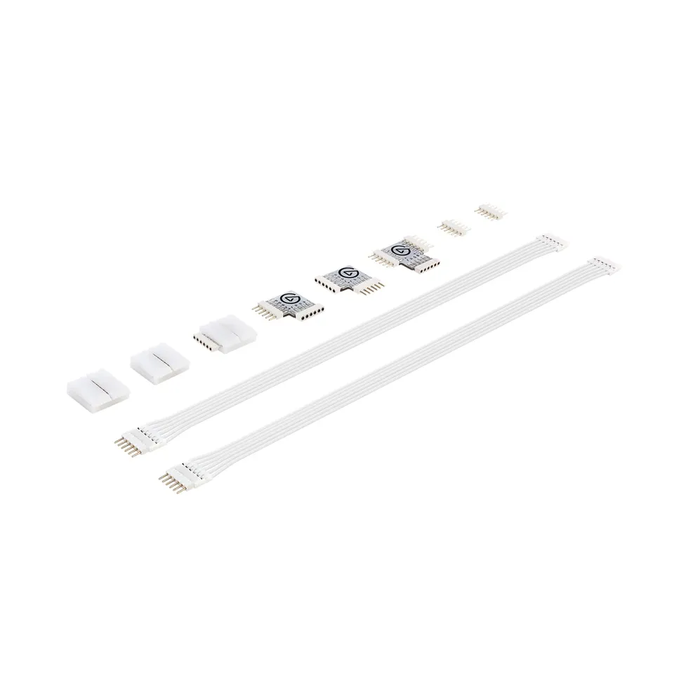 elgato-light-strip-connector-set-t-connector-corners-extension-cables-for-elgato image 1