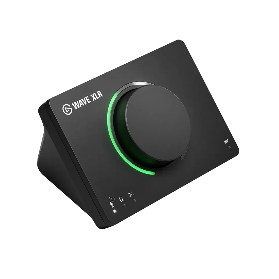 elgato-wave-xlr-mk-2-usb-audio-interface-and-dsp-mixer-80db-gain-touch-mute-stre image 1