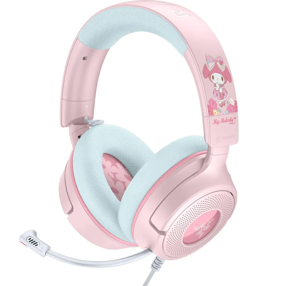 razer-kraken-v4-x-wired-gaming-headset-my-melody-edition-40mm-triforce-drivers-c image 1
