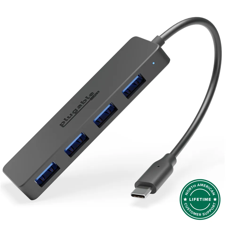plugable-usb-c-4-port-hub-usbc-hub4a-4x-usb-3-0-5gbps image 1
