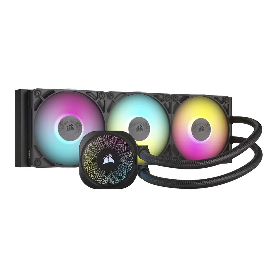 corsair-icue-link-titan-360-rx-rgb-liquid-cpu-cooler-360mm-aio-low-noise-intel-l image 1