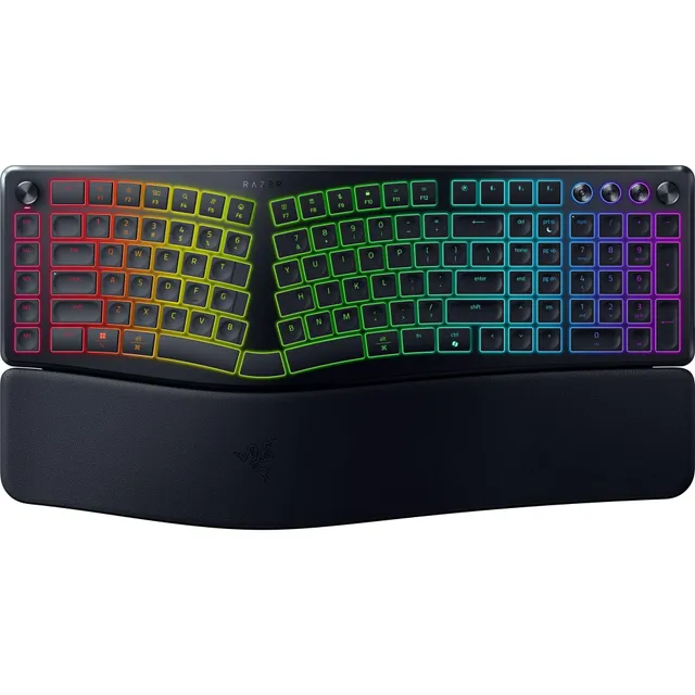 razer-pro-type-ergo-wireless-split-ergonomic-rgb-keyboard-adjustable-tilt-wrist- image 1