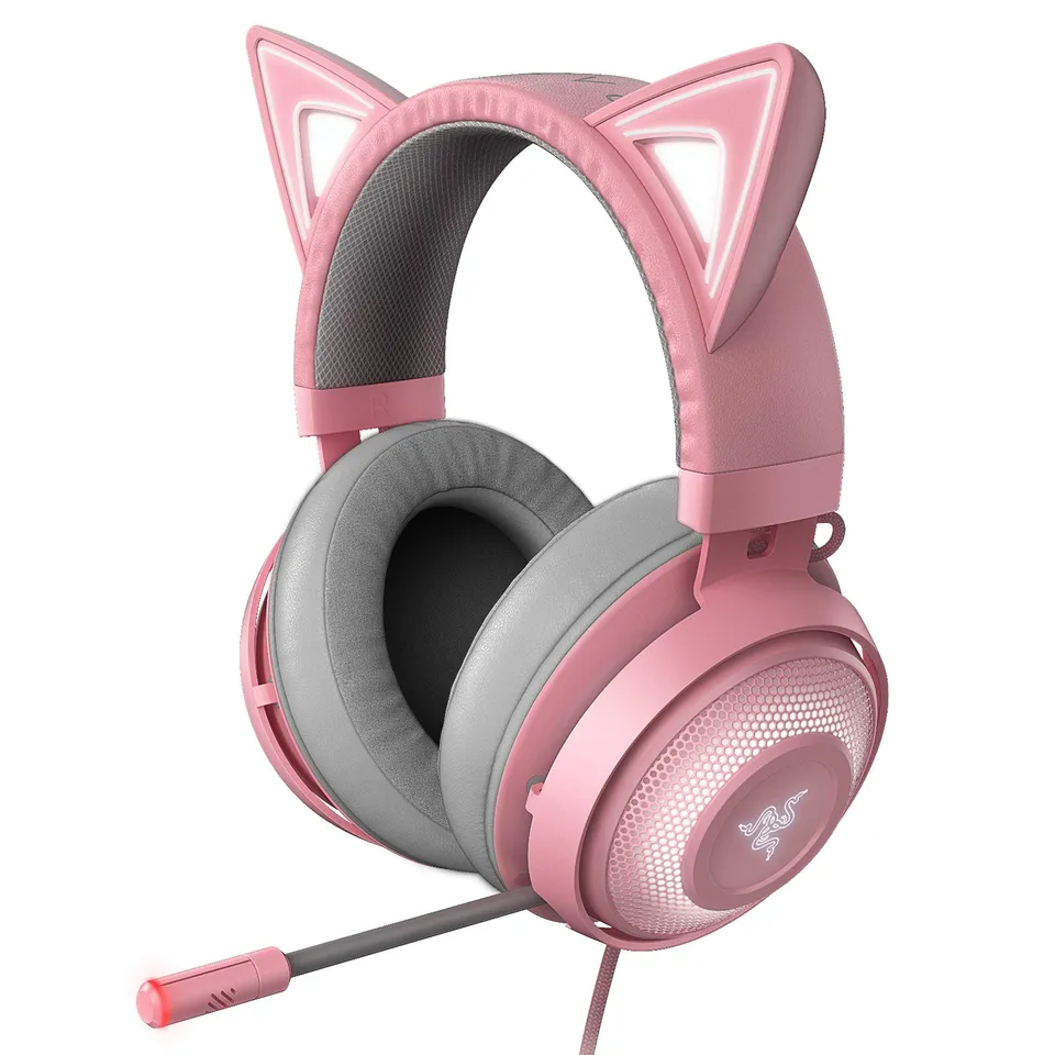 razer-kraken-kitty-rgb-usb-gaming-headset-thx-7-1-spatial-surround-active-noise- image 1