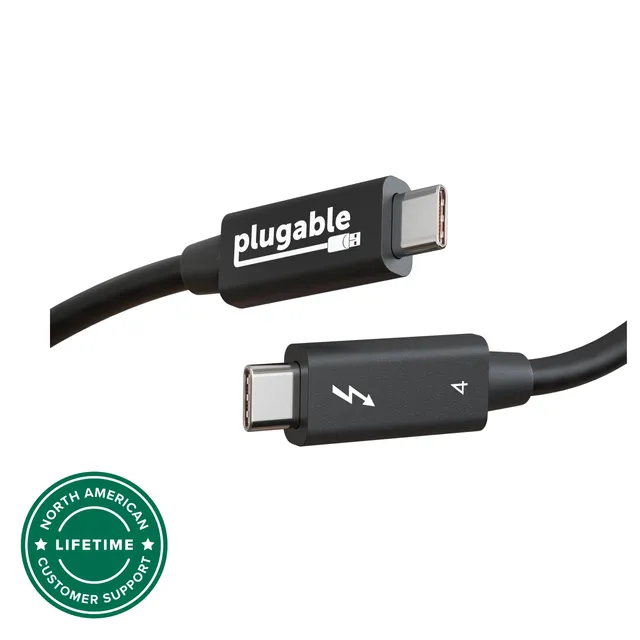 plugable-thunderbolt-4-cable-6-6ft-2m-active-40gbps-100w image 1