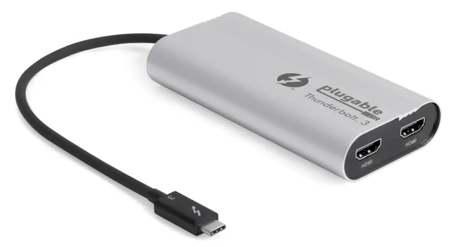 plugable-thunderbolt-3-dual-display-hdmi-2-0-adapter-for-mac-and-windows image 1
