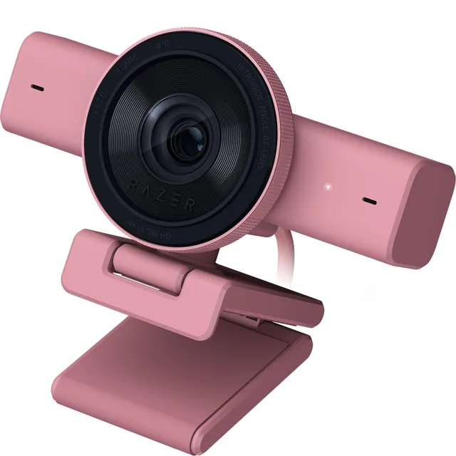 razer-kiyo-v2-streaming-webcam-4k-30fps-ai-auto-framing-pink image 1