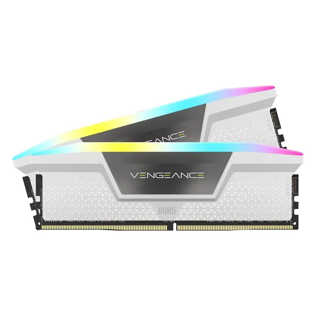 corsair-vengeance-rgb-ddr5-ram-32gb-2x16gb-6400mhz-cl36-intel-xmp-3-0-white image 1